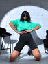 Slimming shorts with EXTRA high waist - black